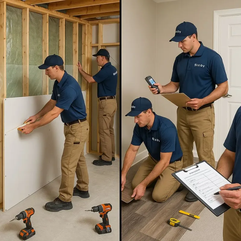 Repairs and Reconstruction process in Pottawatomie County, OK